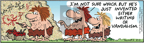 Frank and Ernest on Friday February 11, 2011 Comic Strip