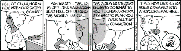 Drabble on Monday June 15, 1998 Comic Strip