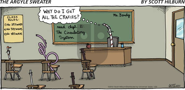The Argyle Sweater on Sunday January 22, 2012 Comic Strip