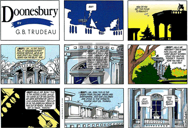 Doonesbury on Sunday November 24, 1991 Comic Strip