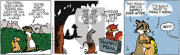 Over the Hedge on Wednesday January 19, 2011 Comic Strip