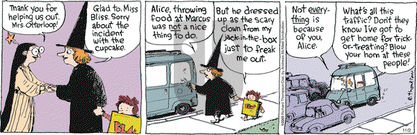 Cul de Sac on Saturday November 2, 2019 Comic Strip