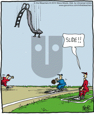 In the Bleachers on Wednesday April 24, 2013 Comic Strip