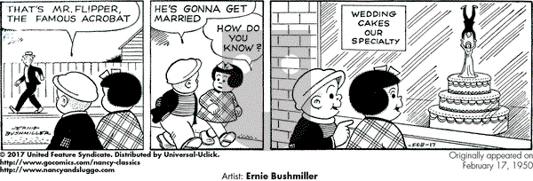 Nancy Classics on Friday February 17, 2017 Comic Strip