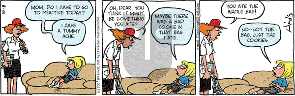 Cleats on Monday October 8, 2007 Comic Strip