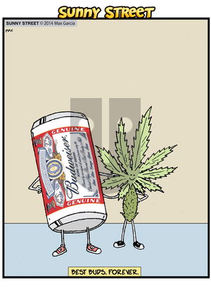 Sunny Street on Monday September 8, 2014 Comic Strip