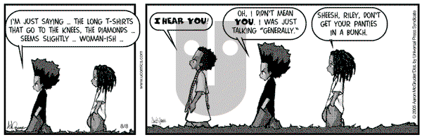 The Boondocks on Monday March 11, 2013 Comic Strip