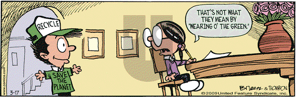 Grand Avenue on Tuesday March 17, 2009 Comic Strip