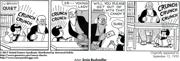 Nancy Classics on Tuesday September 12, 2017 Comic Strip
