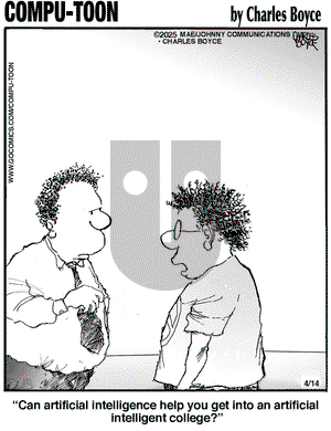 Compu-toon on Monday April 14, 2025 Comic Strip