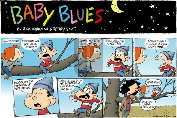 Baby Blues on Sunday January 23, 2005 Comic Strip