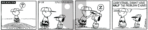 Peanuts on Thursday May 28, 1964 Comic Strip