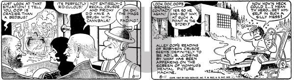 Alley Oop on Monday August 11, 1947 Comic Strip