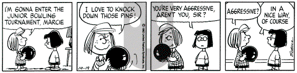 Peanuts on Tuesday October 19, 1982 Comic Strip