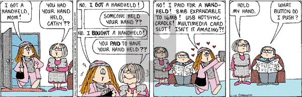 Cathy Classics - Saturday January 12, 2002 Comic Strip