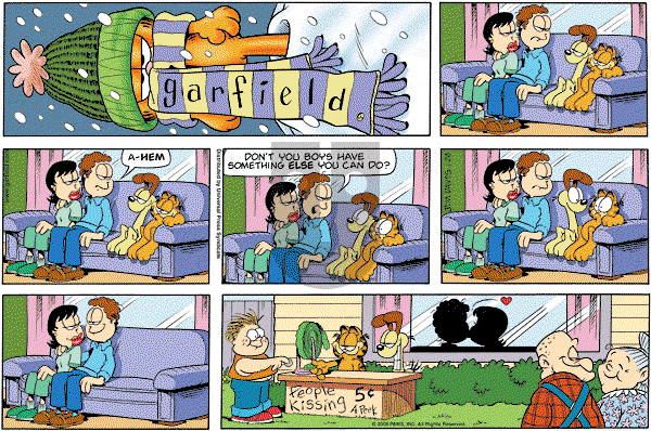 Garfield on Sunday January 20, 2008 Comic Strip