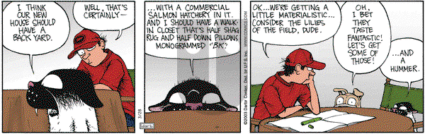 Get Fuzzy on Monday April 7, 2003 Comic Strip