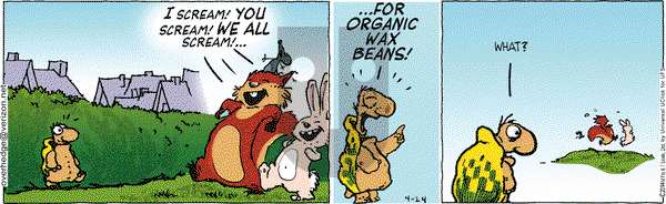 Over the Hedge on Thursday April 24, 2014 Comic Strip