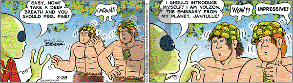 Alley Oop on Tuesday February 28, 2017 Comic Strip