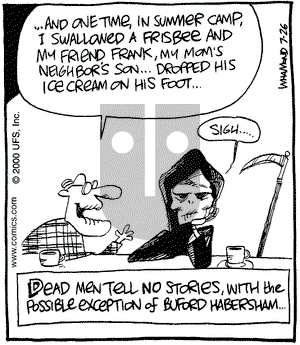 Reality Check on Wednesday July 26, 2000 Comic Strip