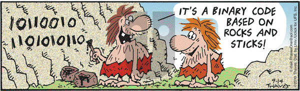 Frank and Ernest on Monday September 14, 2015 Comic Strip