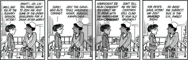 Doonesbury on Saturday March 18, 1978 Comic Strip