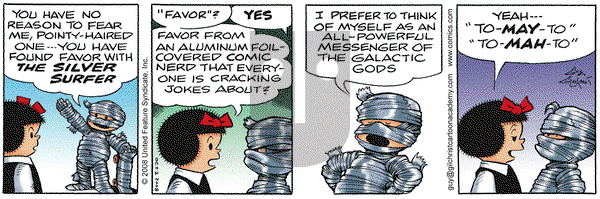 Nancy on Saturday November 8, 2008 Comic Strip