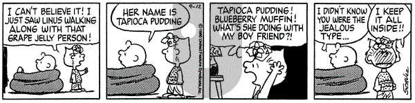 Peanuts on Friday September 12, 1986 Comic Strip