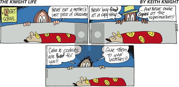 The Knight Life on Sunday June 14, 2015 Comic Strip