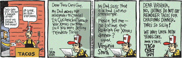 La Cucaracha on Monday April 4, 2005 Comic Strip