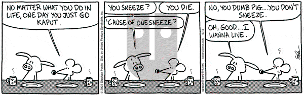 Pearls Before Swine on Saturday May 11, 2002 Comic Strip