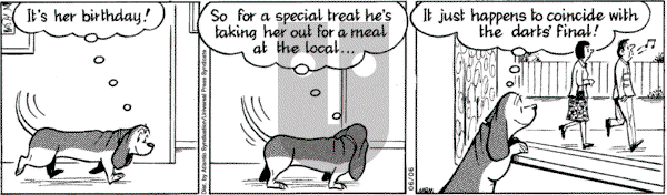 Fred Basset on Tuesday June 6, 2006 Comic Strip