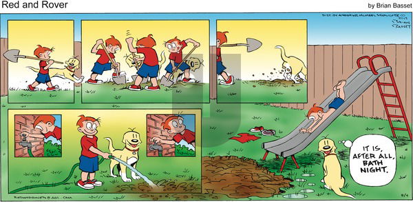 Red and Rover on Sunday August 4, 2019 Comic Strip