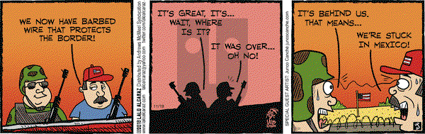 La Cucaracha on Monday November 19, 2018 Comic Strip