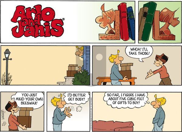 Arlo and Janis on Sunday December 2, 2018 Comic Strip