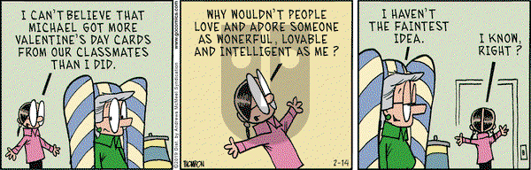 Grand Avenue on Thursday February 14, 2019 Comic Strip