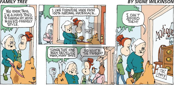 Family Tree on Sunday May 11, 2008 Comic Strip