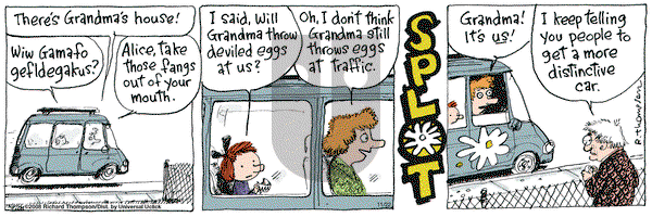Cul de Sac on Tuesday November 22, 2011 Comic Strip