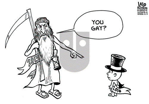 Lalo Alcaraz on Monday December 30, 2013 Comic Strip