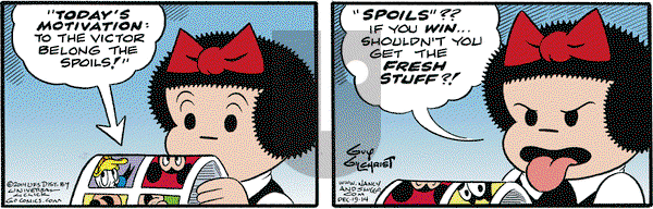 Nancy on Friday December 19, 2014 Comic Strip