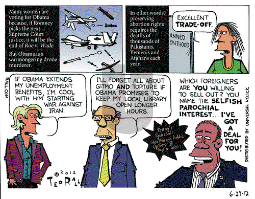 Ted Rall on Wednesday June 27, 2012 Comic Strip