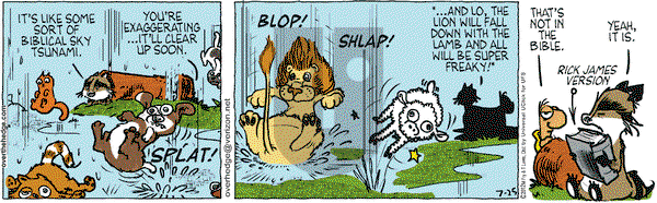 Over the Hedge on Wednesday July 25, 2012 Comic Strip
