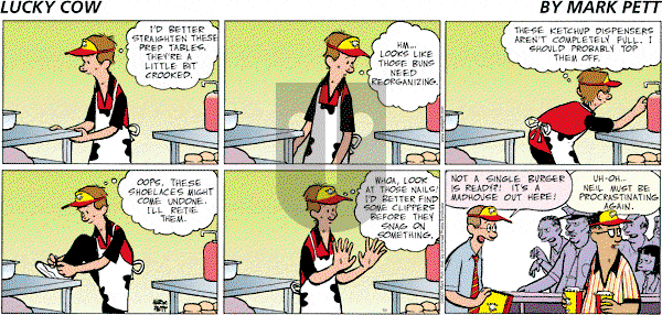 Lucky Cow on Sunday July 1, 2007 Comic Strip