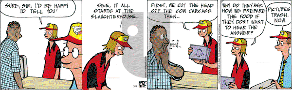 Lucky Cow on Friday March 4, 2005 Comic Strip