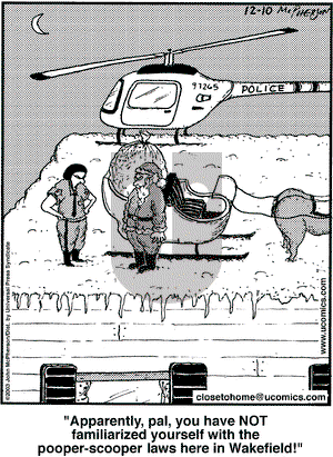 Close to Home on Wednesday December 10, 2003 Comic Strip