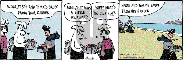 Overboard on Wednesday December 9, 2015 Comic Strip