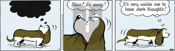 Fred Basset on Friday July 8, 2016 Comic Strip