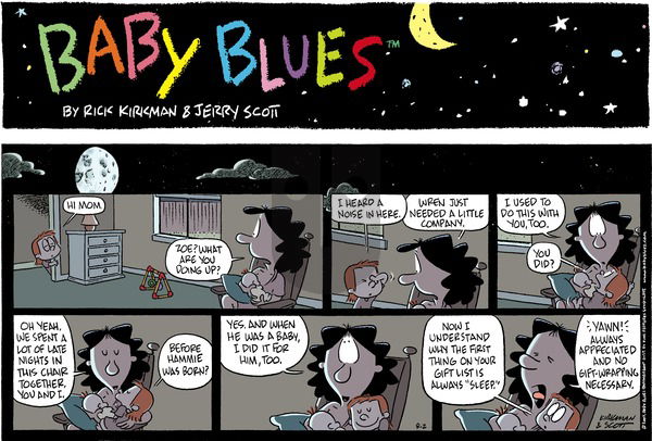Baby Blues on Sunday August 2, 2009 Comic Strip