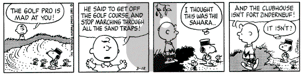 Peanuts on Thursday March 12, 1987 Comic Strip