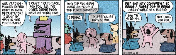 Pooch Cafe on Friday March 8, 2019 Comic Strip